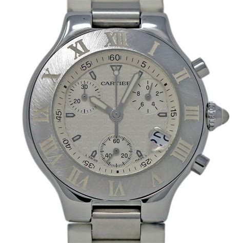 cartier must 21 chronoscaph w10184u2|Cartier 21 Chronoscaph .